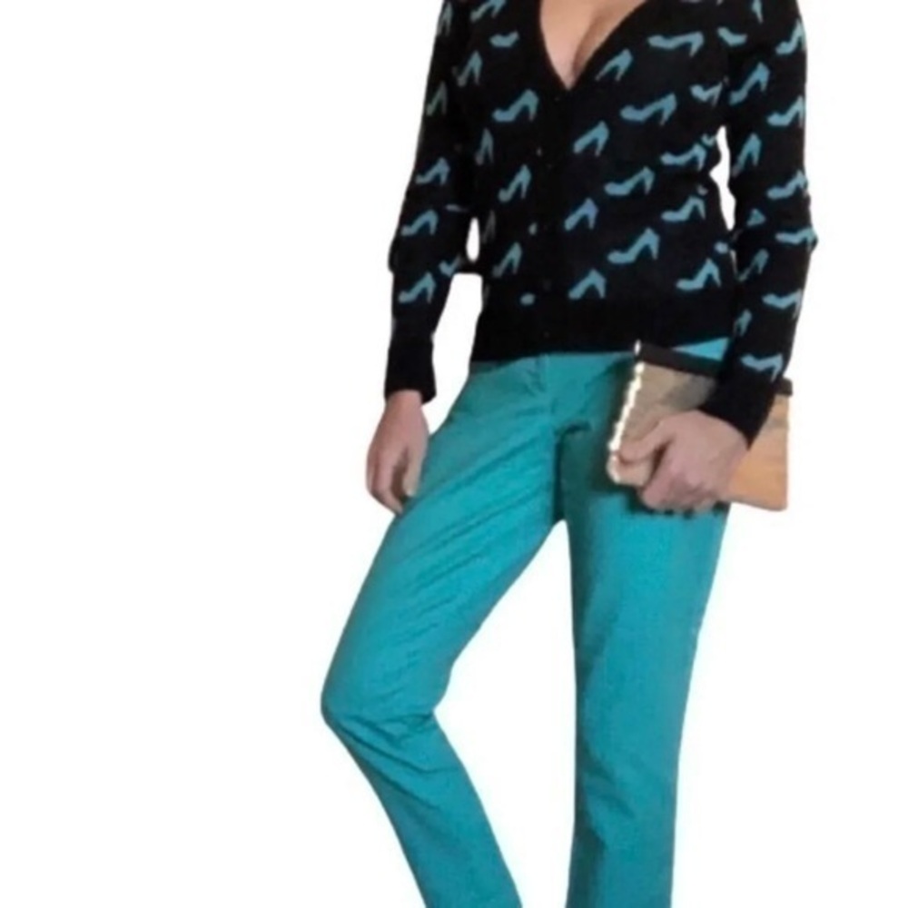 THE LIMITED AQUA TEAL CASUAL PANTS 2